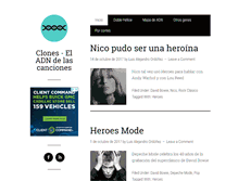 Tablet Screenshot of clonesproject.com
